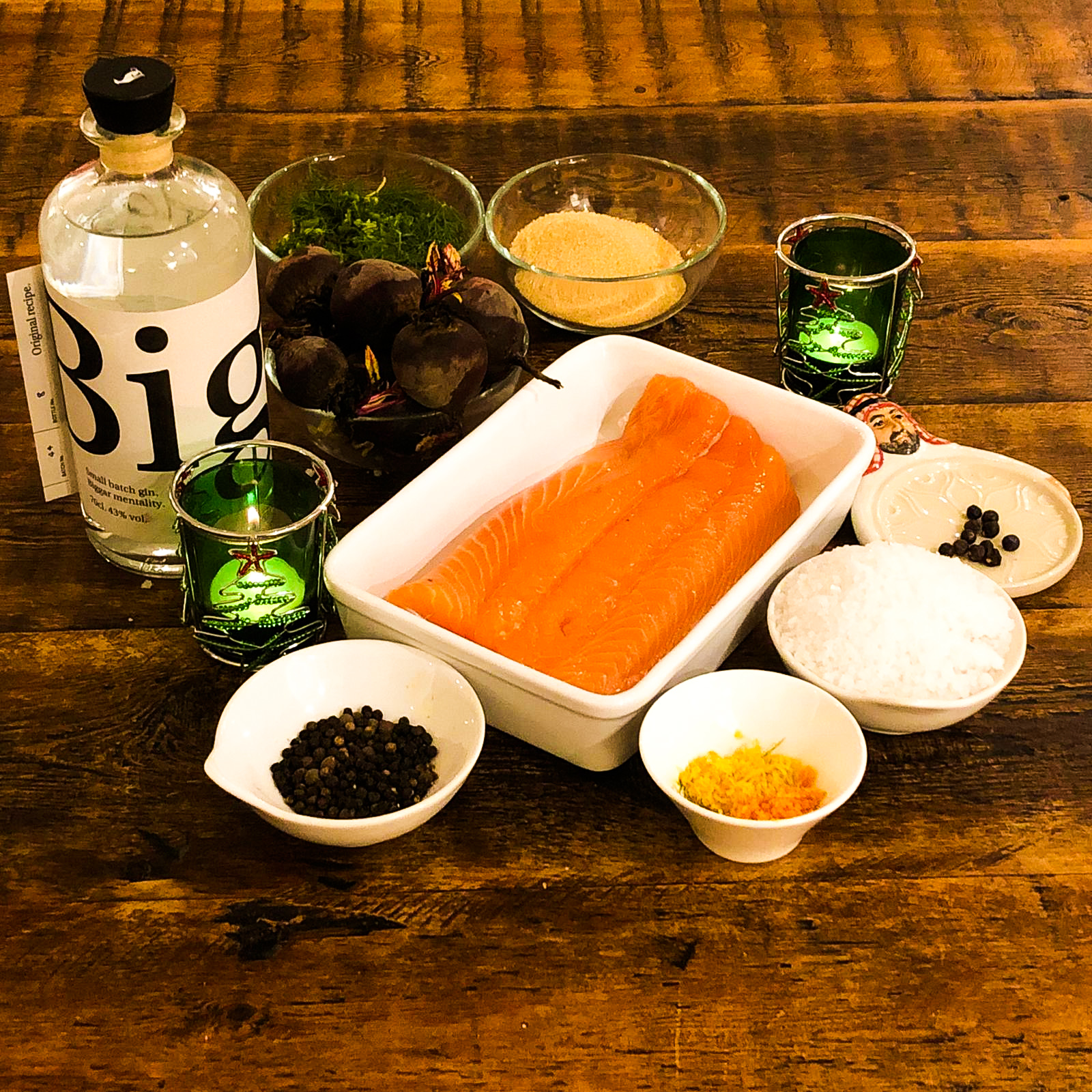 Biggar Gin Christmas Salmon Recipe