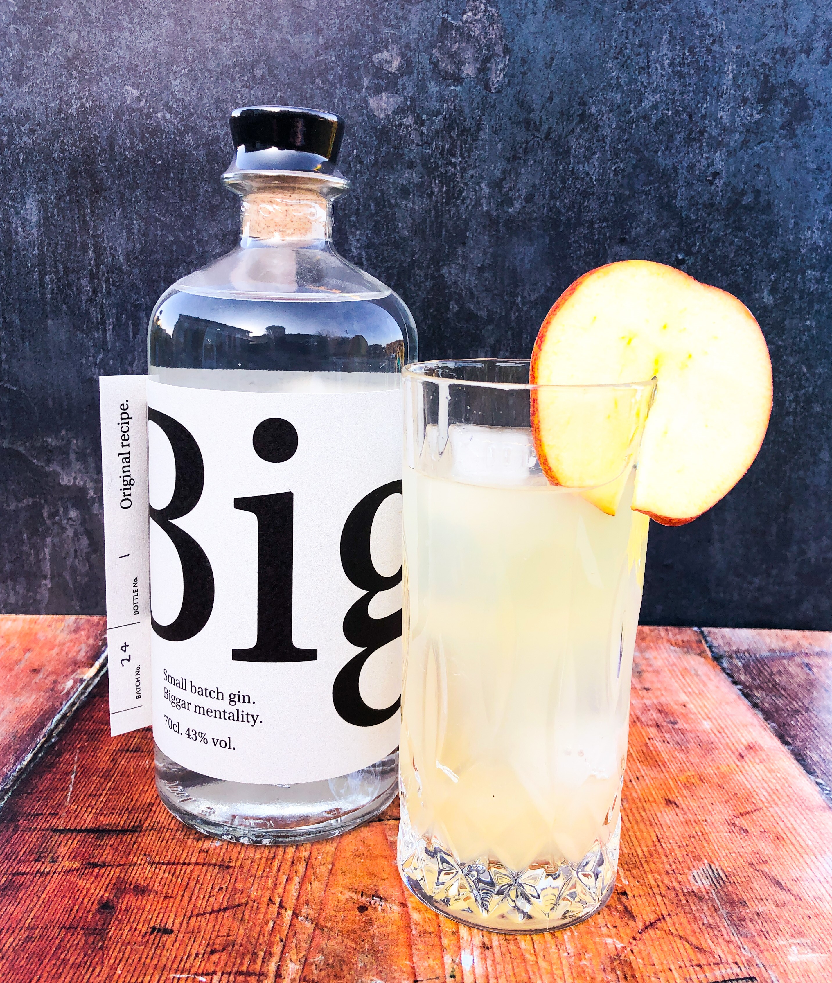 Biggar apple collins cocktail