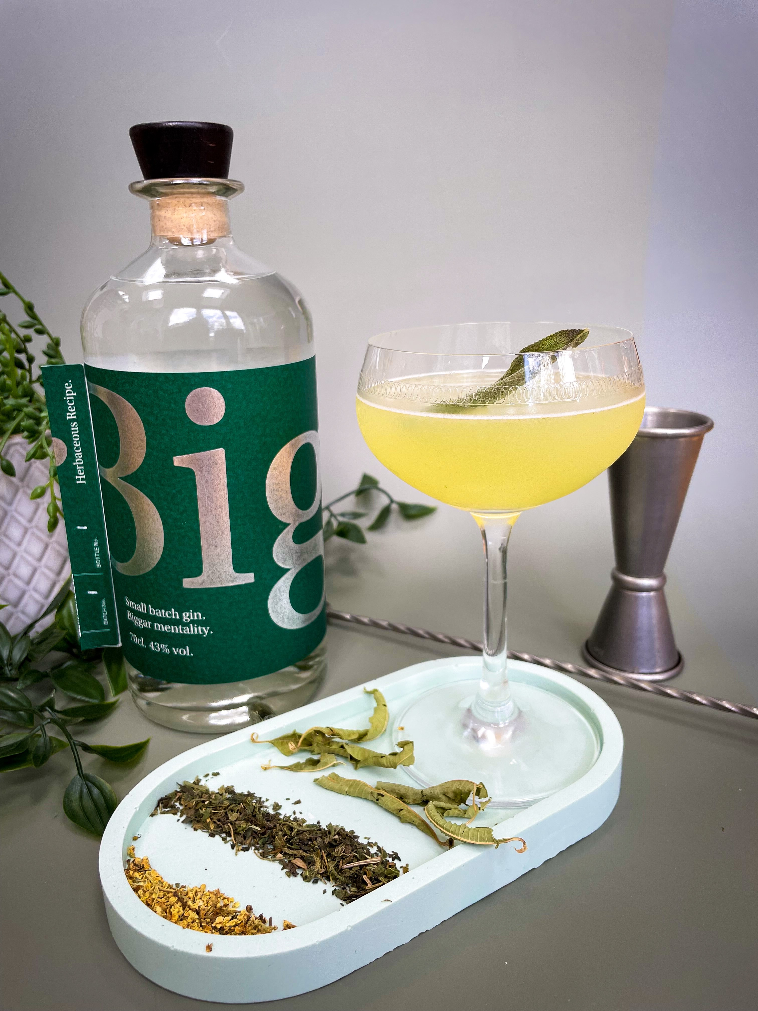 Herbaceous sage & rosemary gimlet